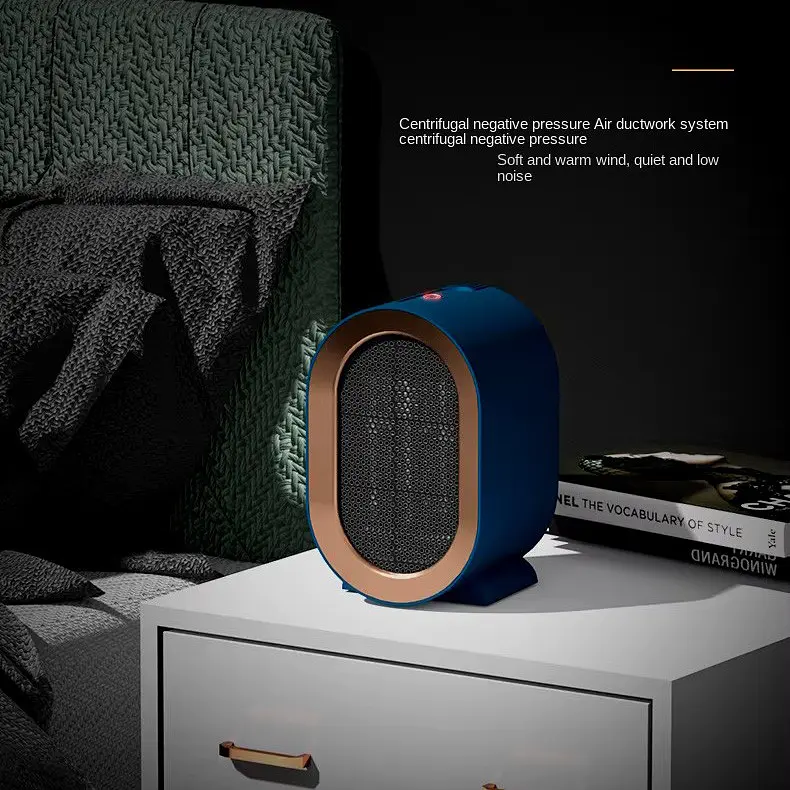Портативний обігрівач AIR HEATER 1200W · Компактний настільний дуйчик · Міні тепловентилятор з керамічним нагрівачем / А 906-219 - фото 3