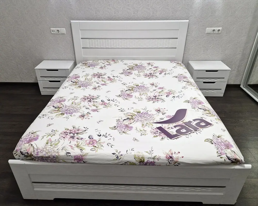 Простирадло на резинці LARA бязь dp11361 160х200х25 - фото 2