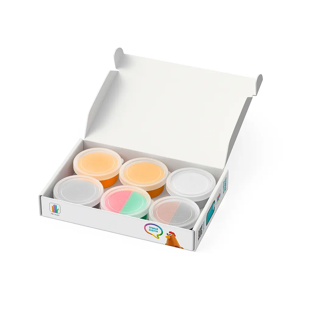 Набір пластиліну що самостійно твердіє Липака Свійські Птахи: качка, гусак, курка (60039-UA01) - фото 2