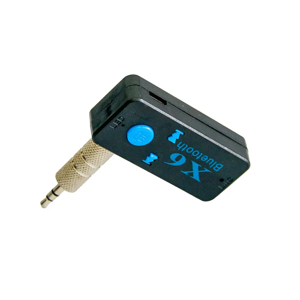 Bluetooth адаптер X-6, автомобільний AUX ресивер, бездротовий приймач, handsfree, чорний - фото 6
