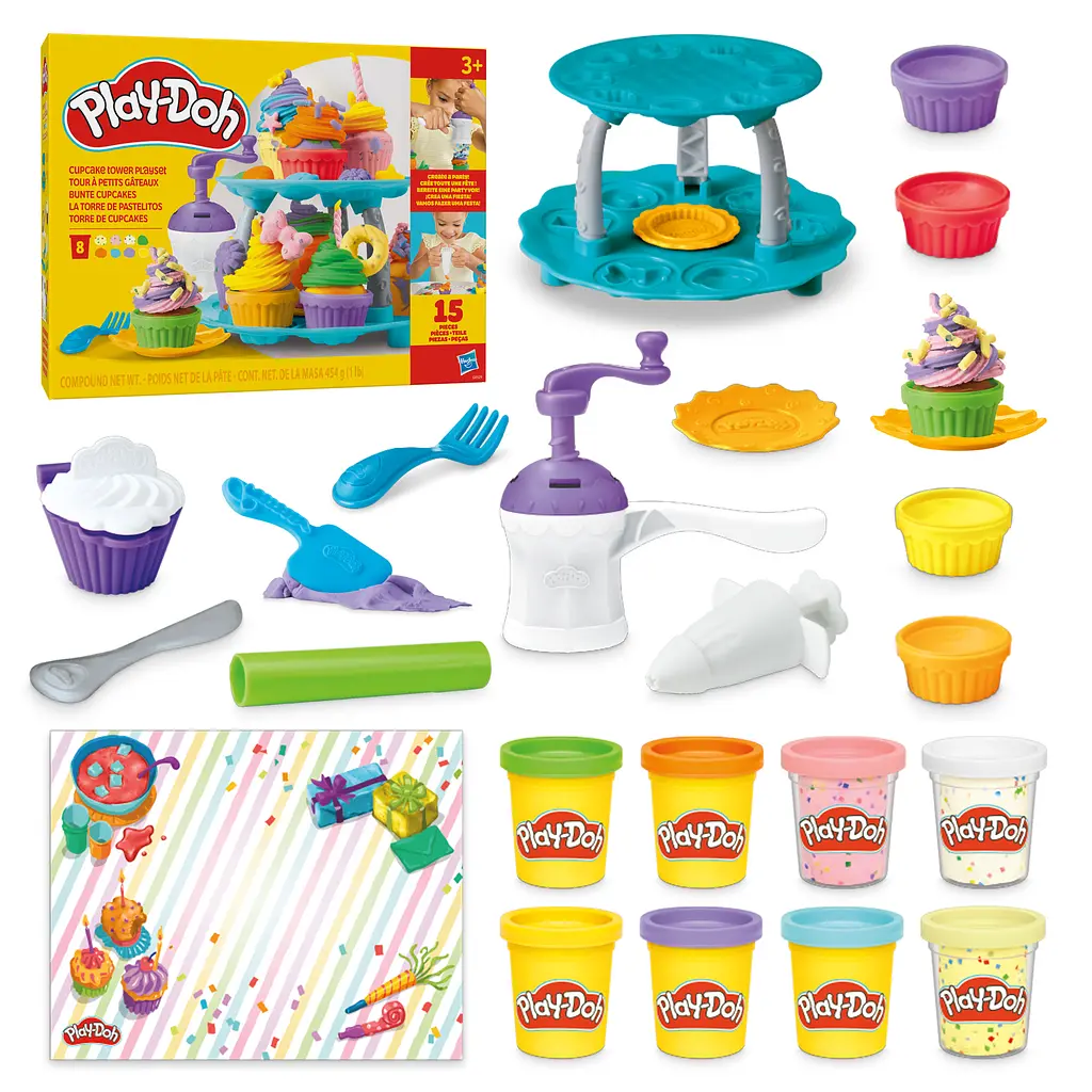 Набір для творчості Play-Doh Вежа капкейків з масою для ліплення (G0529) - фото 15