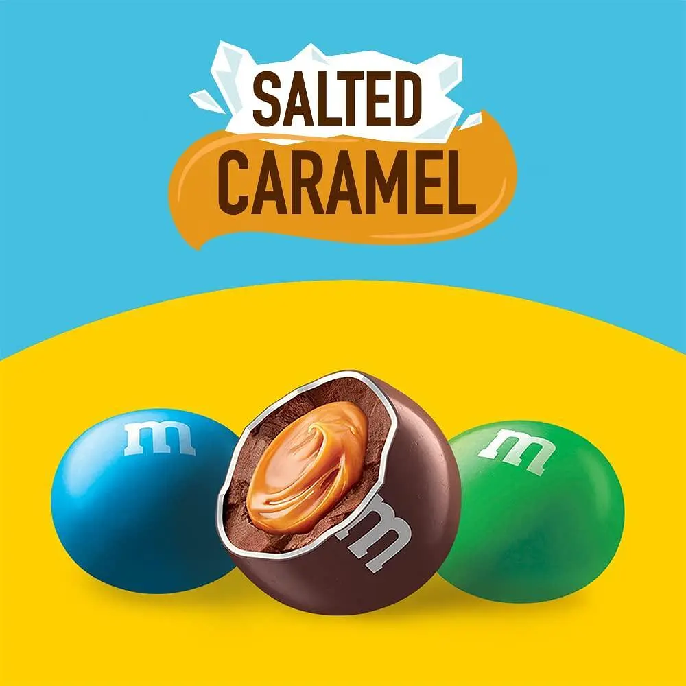 Драже M&M's Salted Caramel Milk Chocolate Bag 176г - фото 4