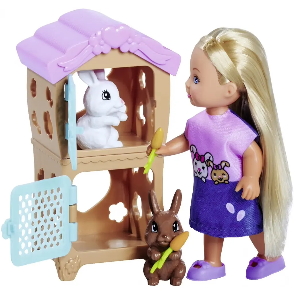 Ляльковий набiр Simba Toys Штеффi Сiм'я кроликiв з аксесуарами (5733667) - фото 3