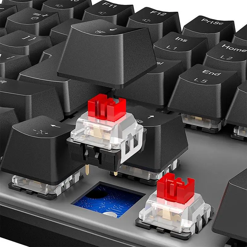 Ігрова клавіатура MEETION Wired Mechanical keyboard red switch MK009Pro (Ukrainian version) - фото 3