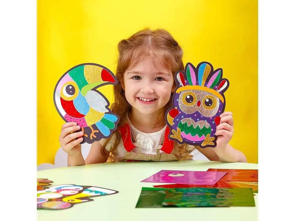 Набір для творчості VLADI TOYS "Foil craft. Birds" VT4433-12 - фото 5