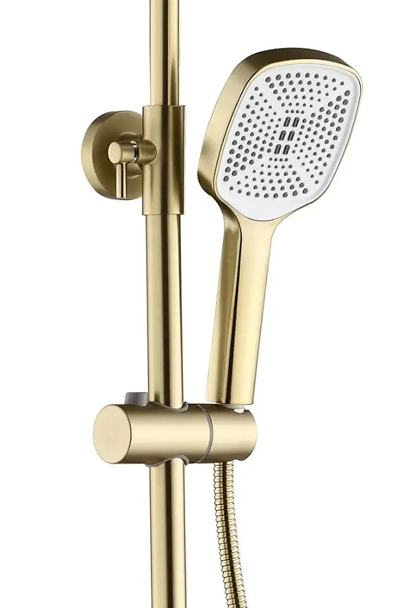 Душова система з виливом Rea Storm 2.0 brushed gold REA-P9535 - фото 4