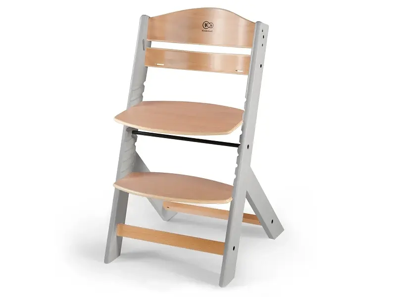 Стільчик для годування 2 в 1 KinderKraft Enock Gray Wood (KKKENOCGRY0000) - фото 3