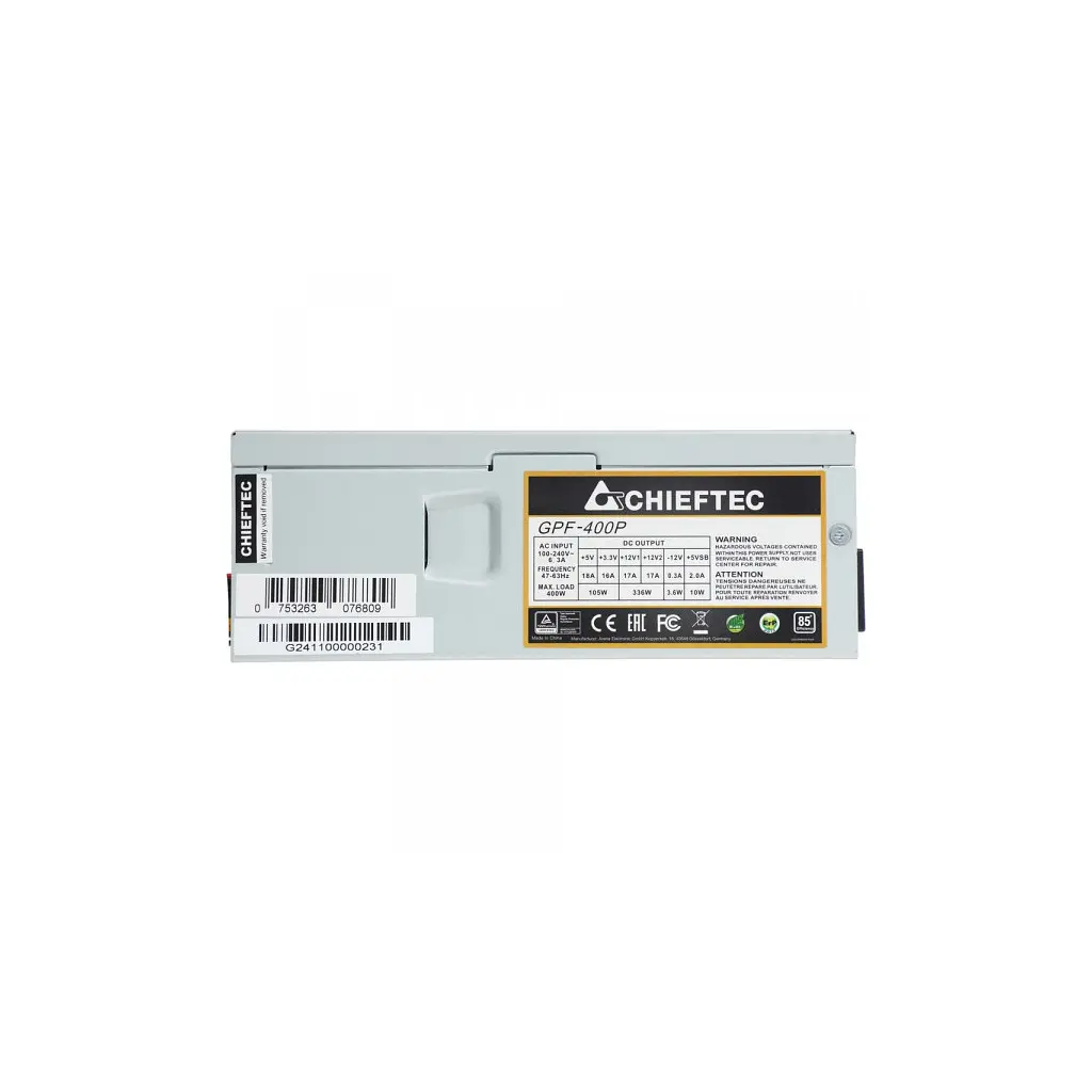 Блок живлення Chieftec 400W SMART (GPF-400P) - фото 5