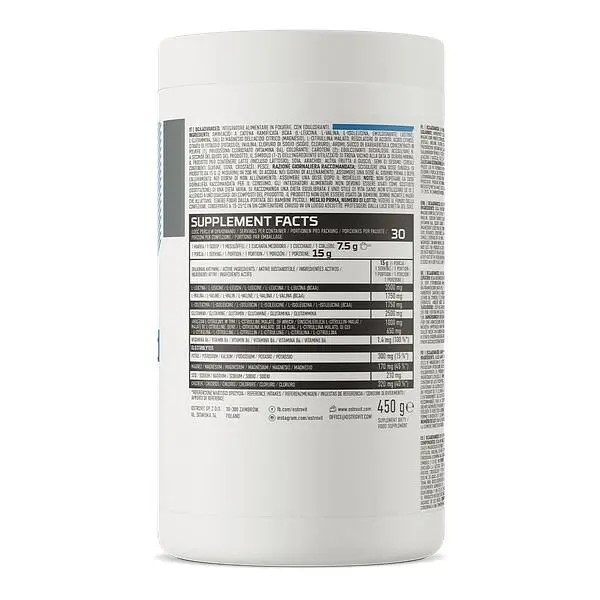Амінокислота BCAA OstroVit BCAAdvanced, 450 грам - Манго - фото 2