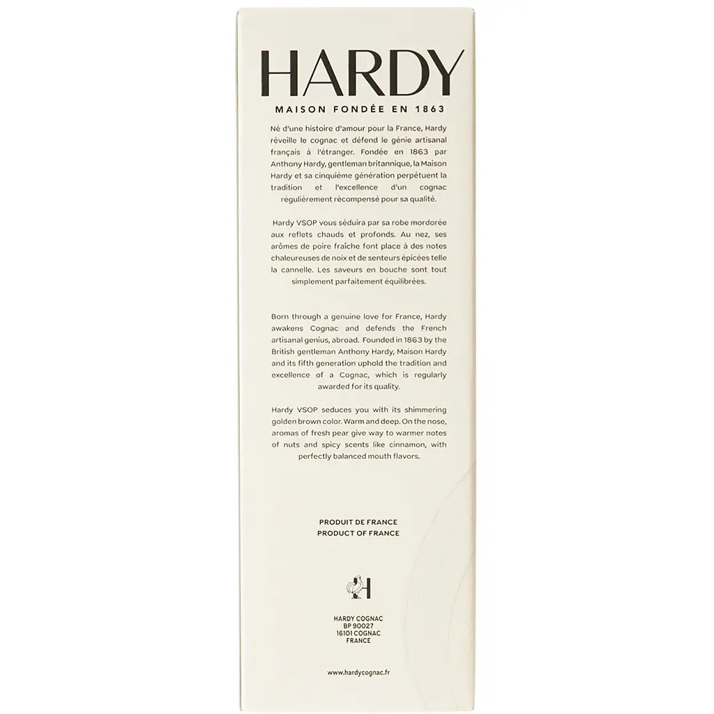 Коньяк Hardy VSOP 40% 0.7л - фото 3