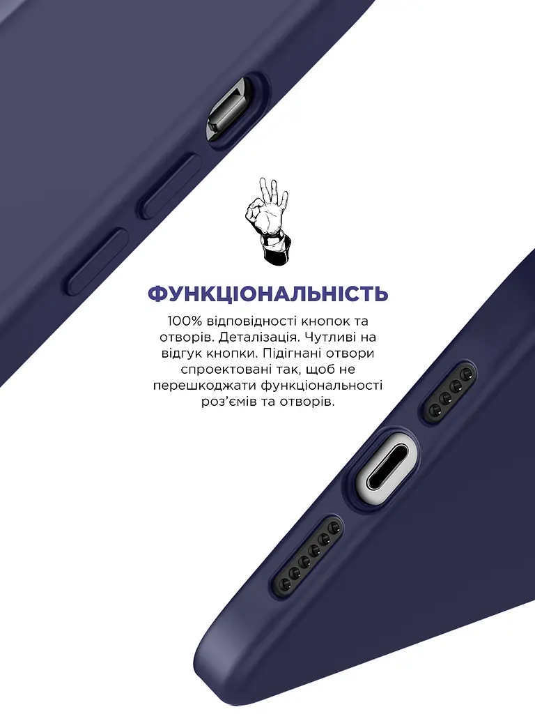 Силиконовый чехол с MagSafe для Apple iPhone 14 Plus, ICON2 MagCase, фиолетовый, противоударный, панель с мягкой подкладкой, защита всего корпуса, поддержка беспроводной зарядки, совместим с защитными стеклами и пленками, ArmorStandart (ARM68395) - фото 4