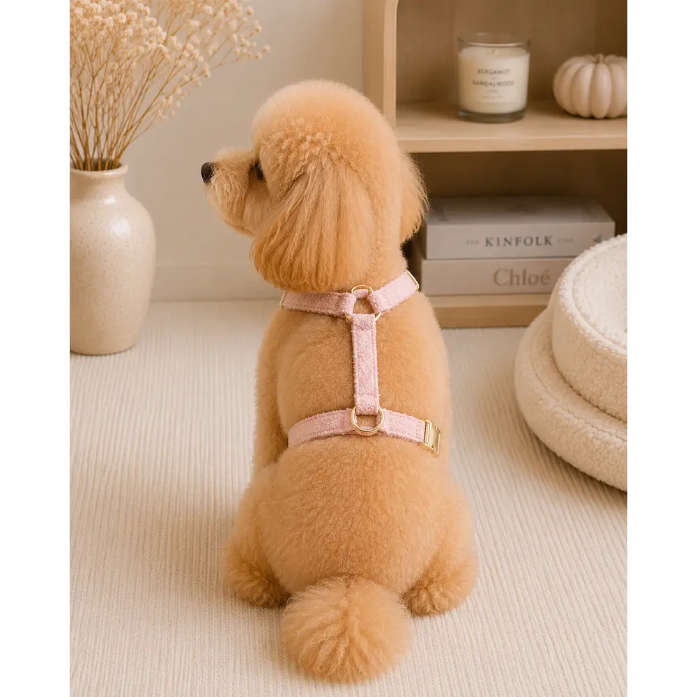 Шлейка для собак Teddy Premium рожева M Multibrand zoo0005535
