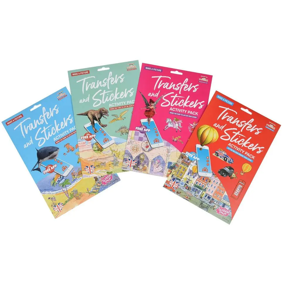 Набор переводных наклеек Scribble Down с онлайн приложением Остров пиратских сокровищ А4 SD/20 - фото 3