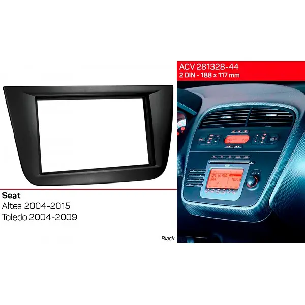 Переходная рамка Seat Altea, Toledo ACV 281328-44 - фото 3