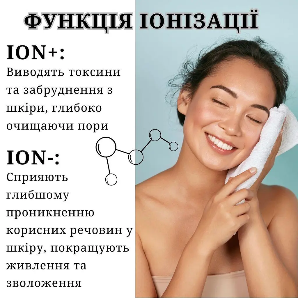 Скрабер ультразвуковий AIMED LED+EMS з функцією фототерапії та мікротокового масажу колір білий - фото 8
