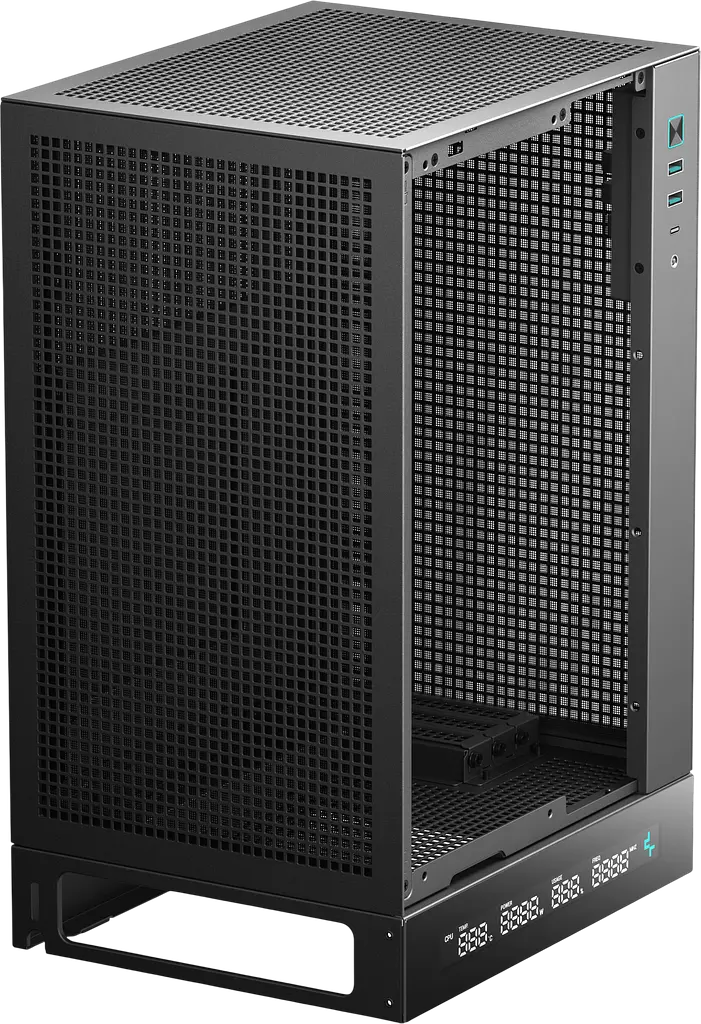 Корпус DeepCool CH170 Digital Black (R-CH170-BKNPI0D-G-1) - фото 3