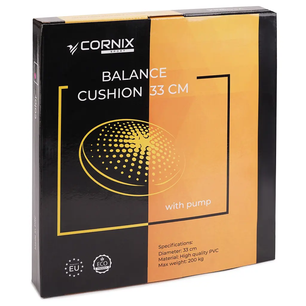 Балансувальна подушка-диск Cornix 33 см (сенсомоторна) масажна XR-0054 Blue - фото 5