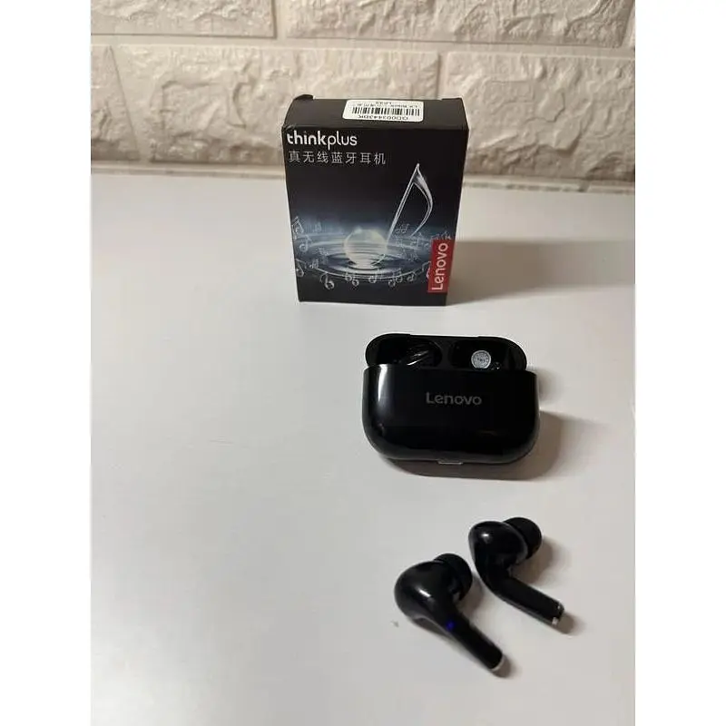 Беспроводные наушники Lenovo LP33 черные - фото 2