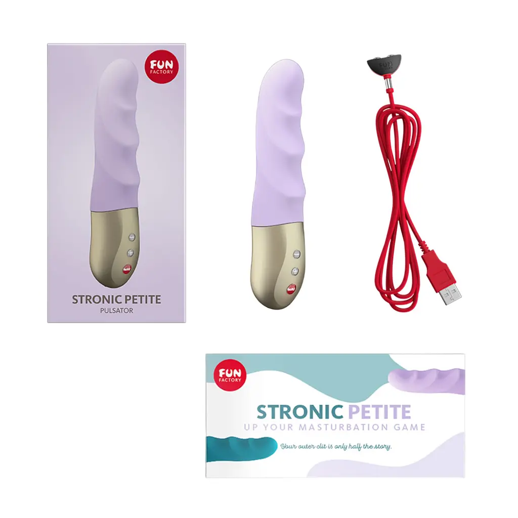 Мініпульсатор Fun Factory STRONIC PETITE pastel lilac, 8 режимів, підходить для початківців - фото 7