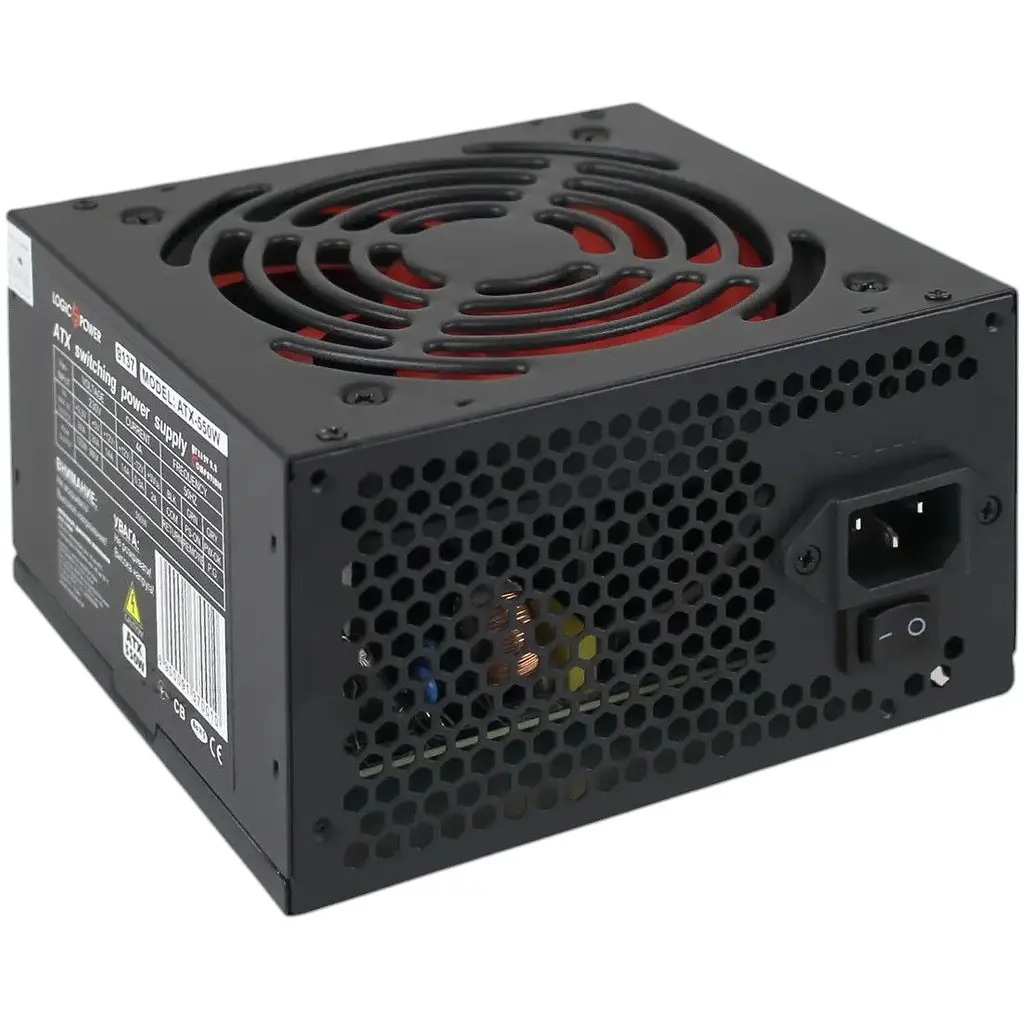 Компьютерный блок питания LogicPower ATX-550W 4xSATA PCI Dх2 6PIN 24 pin power 12 см - фото 3