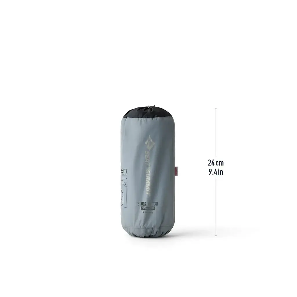 Килимок надувний Sea to Summit Ether Light XR Pro Insulated ASC Mat (Large Rectangular) Сірий - фото 5