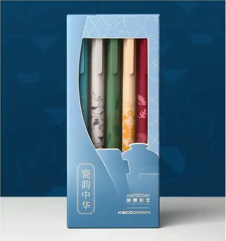Набір ручок Xiaomi Youpin Kaco Chinese Style Retro Gel Ink Pen (6958961229685) - фото 2