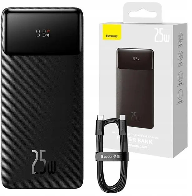 Портативна батарея - зовнішній акб Baseus Bipow Fast charge 20000mAh Power Bank - фото 7