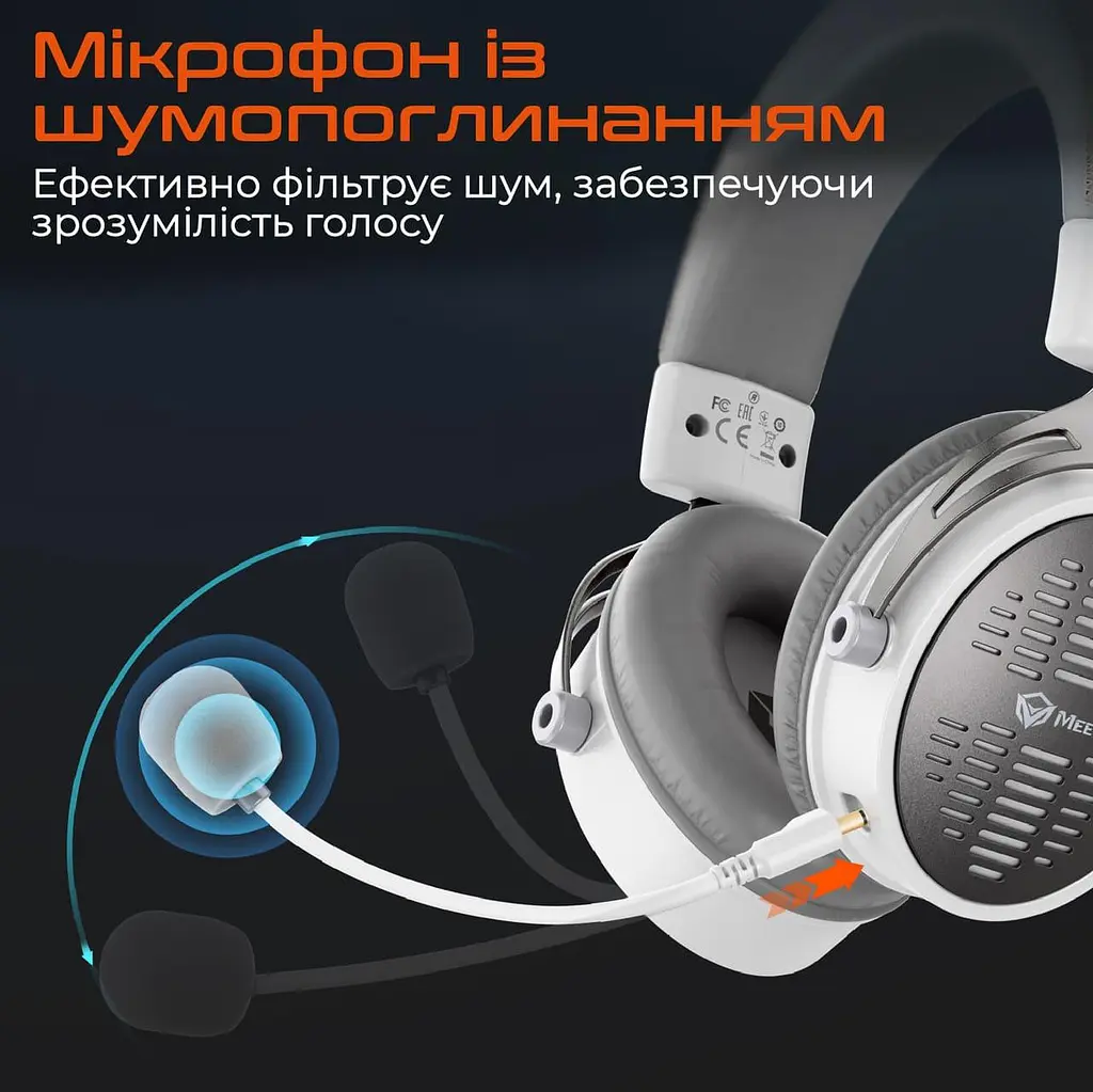 Ігрова гарнітура Meetion MT-BTH013-B (MT-BTH013-B) - фото 6