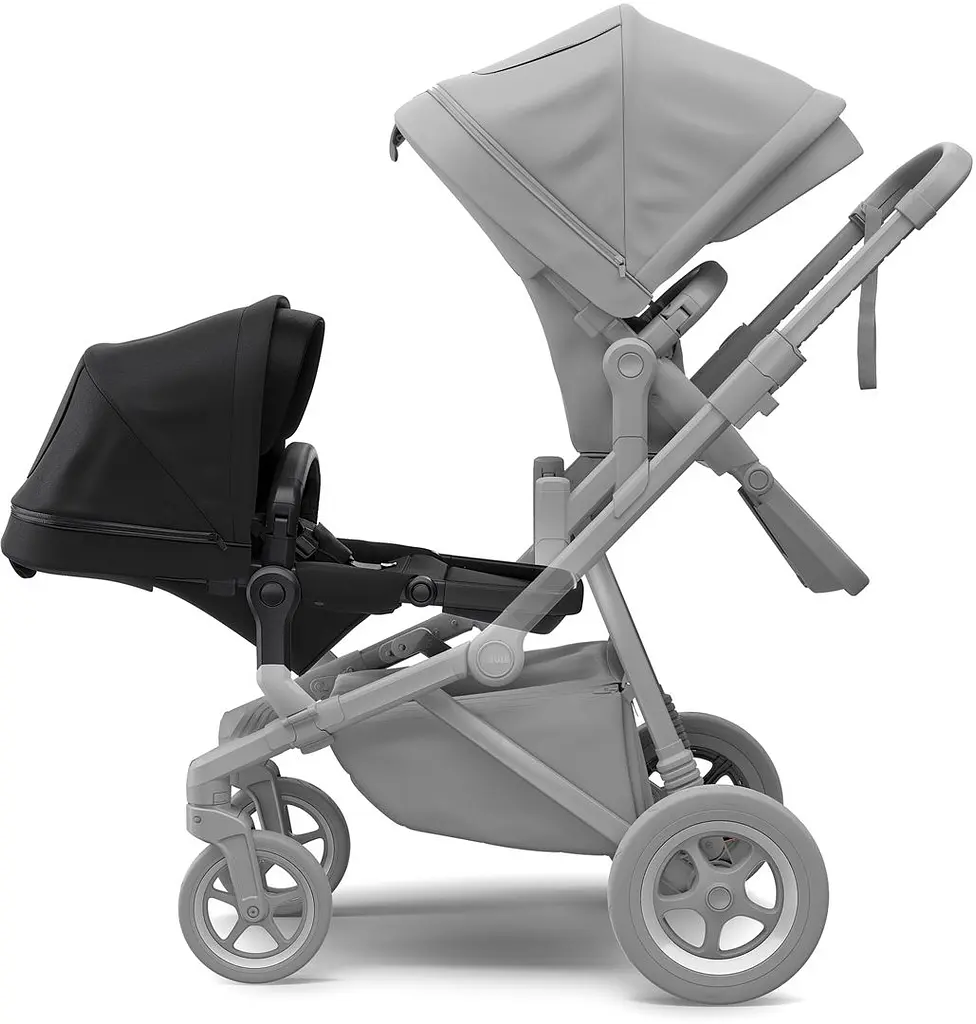 Прогулянкове крісло Thule Sleek Sibling Seat Black on Black (TH 11000208) - фото 3