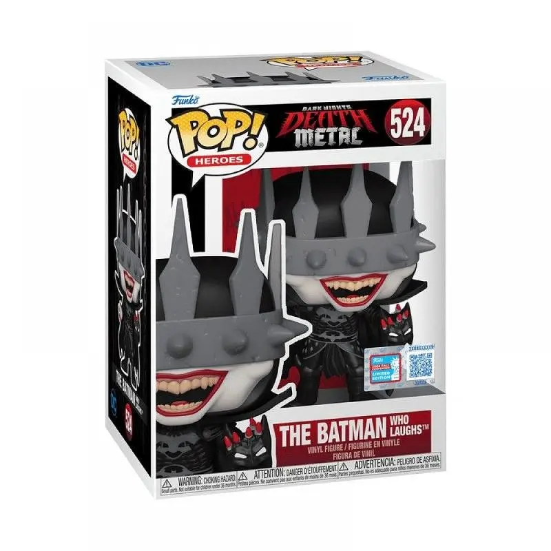 Фігурка Funko Pop Метал смерті Бетмен який сміється Death Metal The Batman Who Laughs 10 см BWL 524 - фото 3