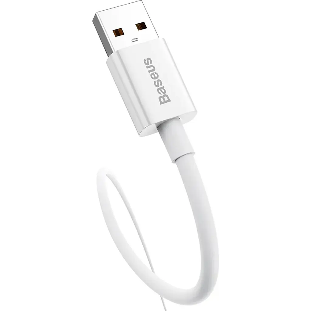 Кабель Baseus Superior Series Fast Charging USB-A to USB-C 100W 1m White (P10320102214-01) [106116] - фото 4