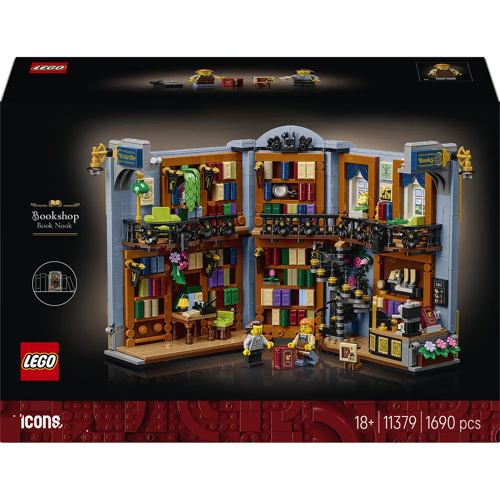 Конструктор LEGO Icons Книгарня: книжковий куточок 1690 ел. (11379) - фото 3