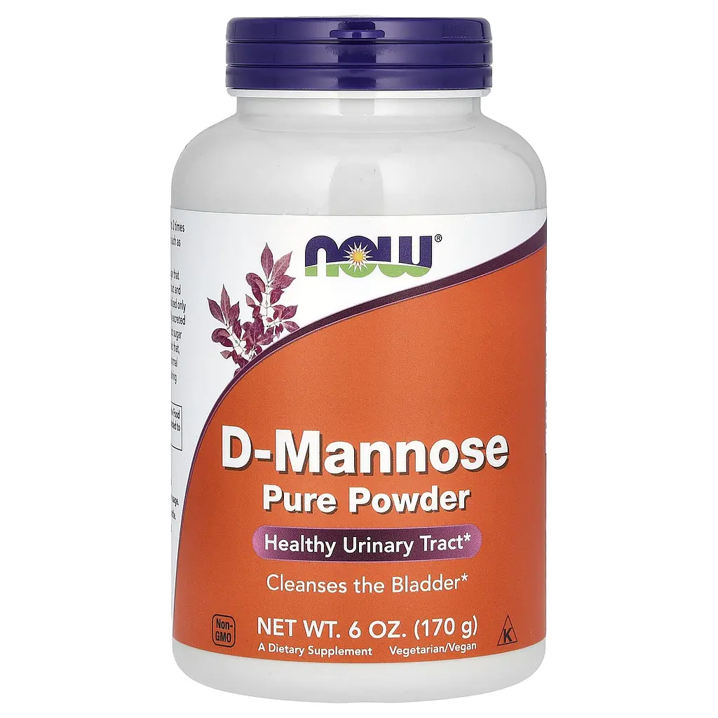 D-манноза, D-Mannose, чистий порошок, 170 г Now Foods vit0002204