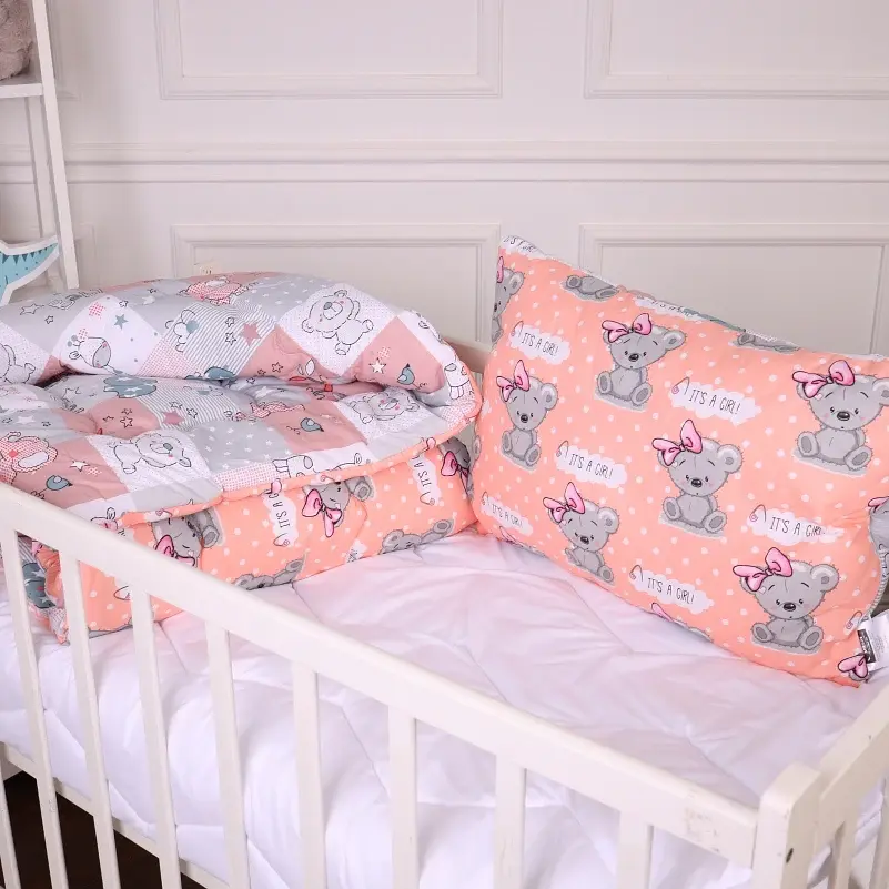 Подушка антиаллергенная MirSon Kids Time 20-0028 Little girl Teddy 40х60 см (2200009668968) - фото 4