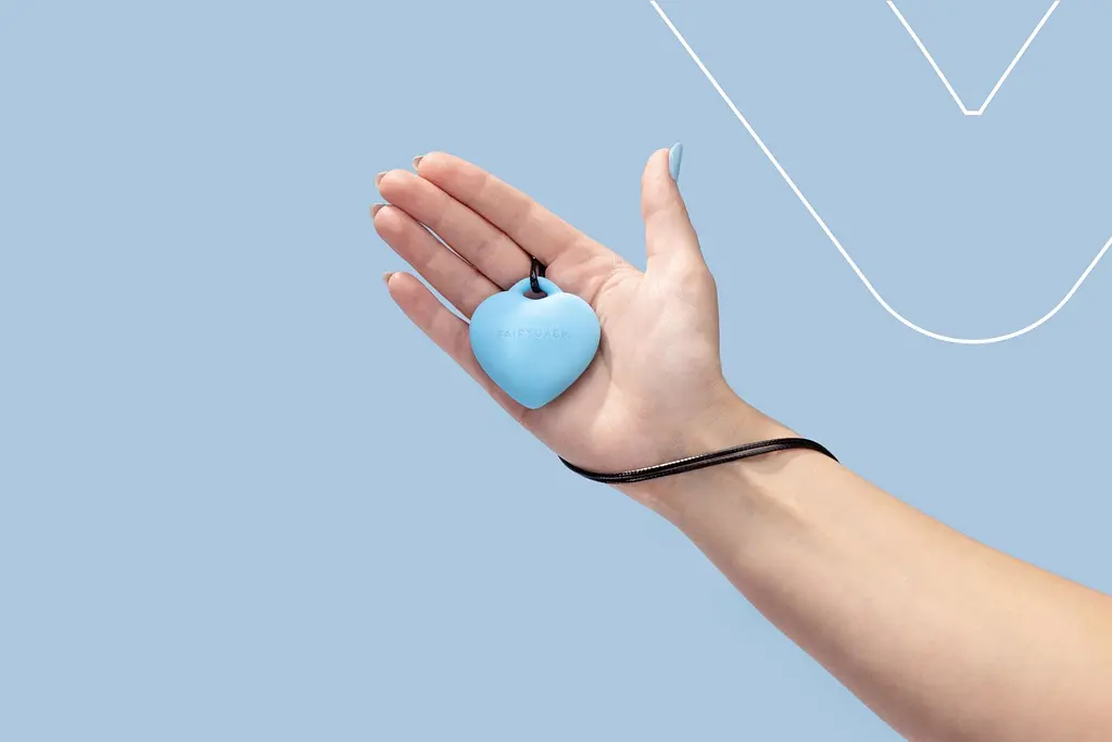 Вибратор для клитора FairyGasm PleasureStone 5.5 см голубой - фото 3