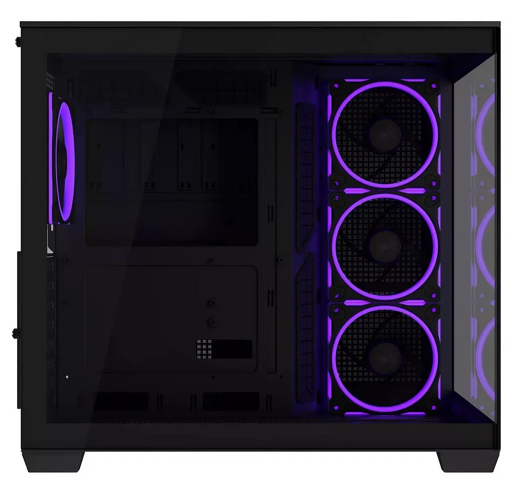 Корпус Asus A32 Plus Tempered Glass без БЖ (90DC00S0-B19000) Black - фото 3