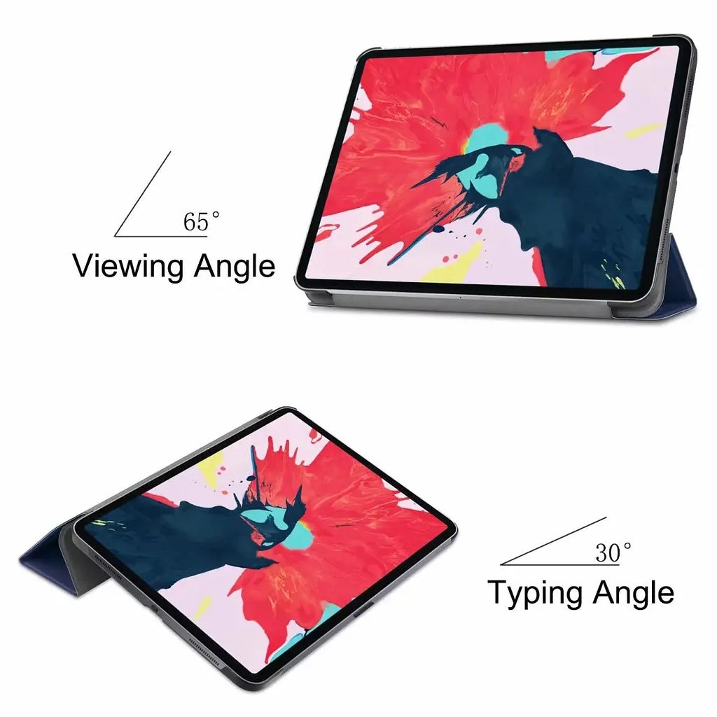 Чохол-книжка Smart Leather Case для iPad Pro 12.9" 2020 [Midnight Blue] AAA [48628] - фото 3