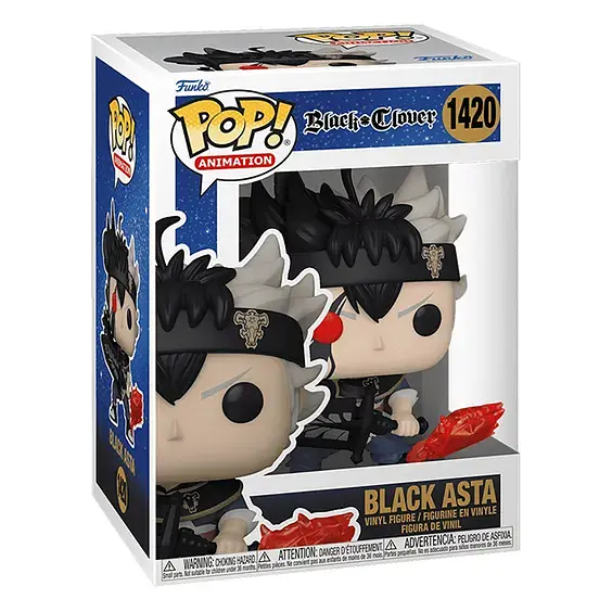 Фігурка Funko Pop Чорна конюшина Аста Black Clover Asta 10 см FP BC A 1420 - фото 3