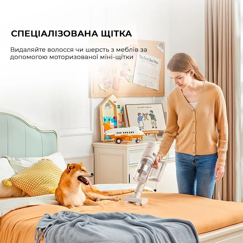 Акумуляторний пилосос Dreame Cordless Vacuum Cleaner U20 White - фото 4