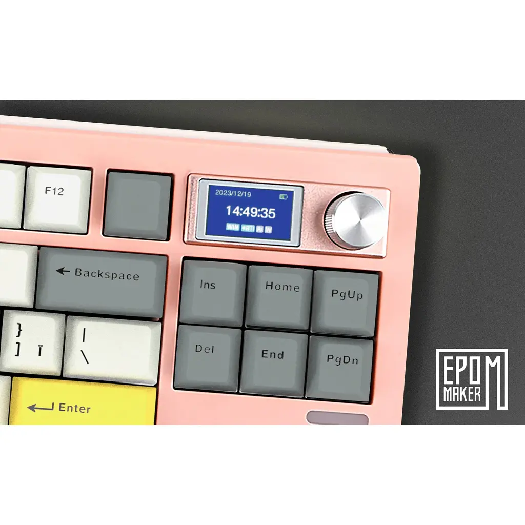Клавіатура Epomaker Shadow-S Wisteria Linear Switch Pink (SHS-P-WL) [125693] - фото 3