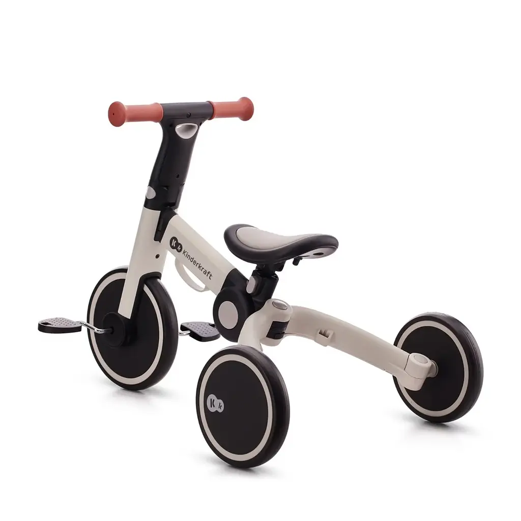 Триколісний велосипед біговел 3 в 1 KiderKraft 4Trike Silver Grey - фото 5
