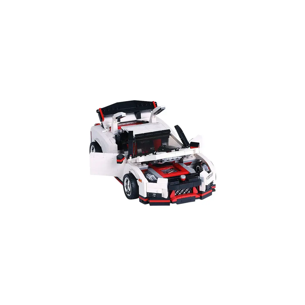 Конструктор детский спортивный автомобиль 1034 шт белый - фото 5