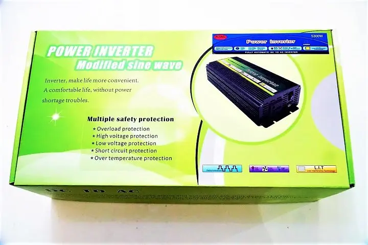 Автоінвертор 24 V-220 V перетворювач напруги WimpeX 24 V-220 V 5300 W - фото 7