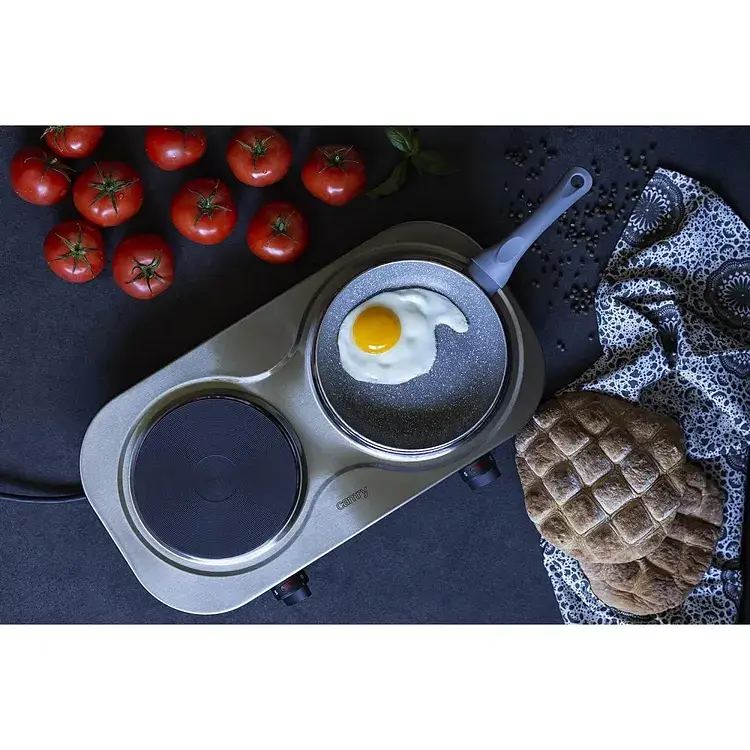 Плита электрическая Camry CR 6511 на 2 конфорки 2500 Вт конфорки 18.5 см компактная - фото 4