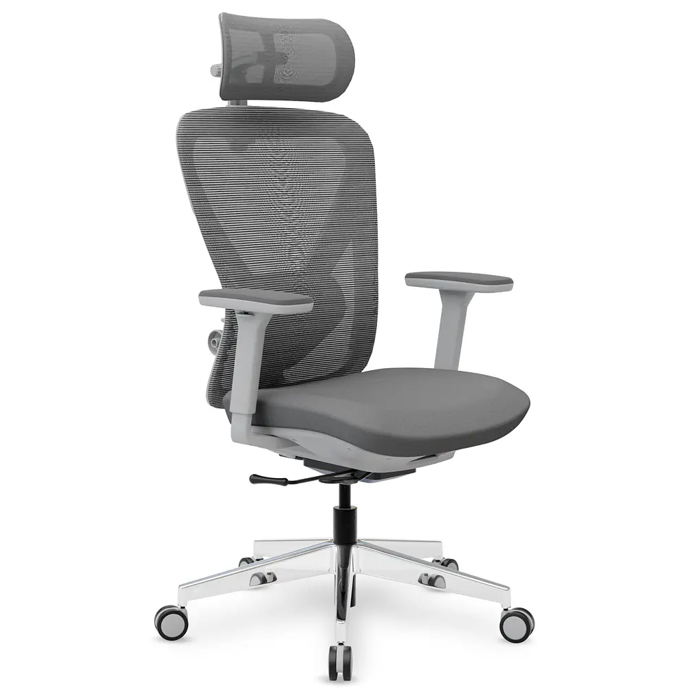 Крісло Mealux Q1 Air Fabric Grey (арт. HF Q-1 F/G) - фото 5