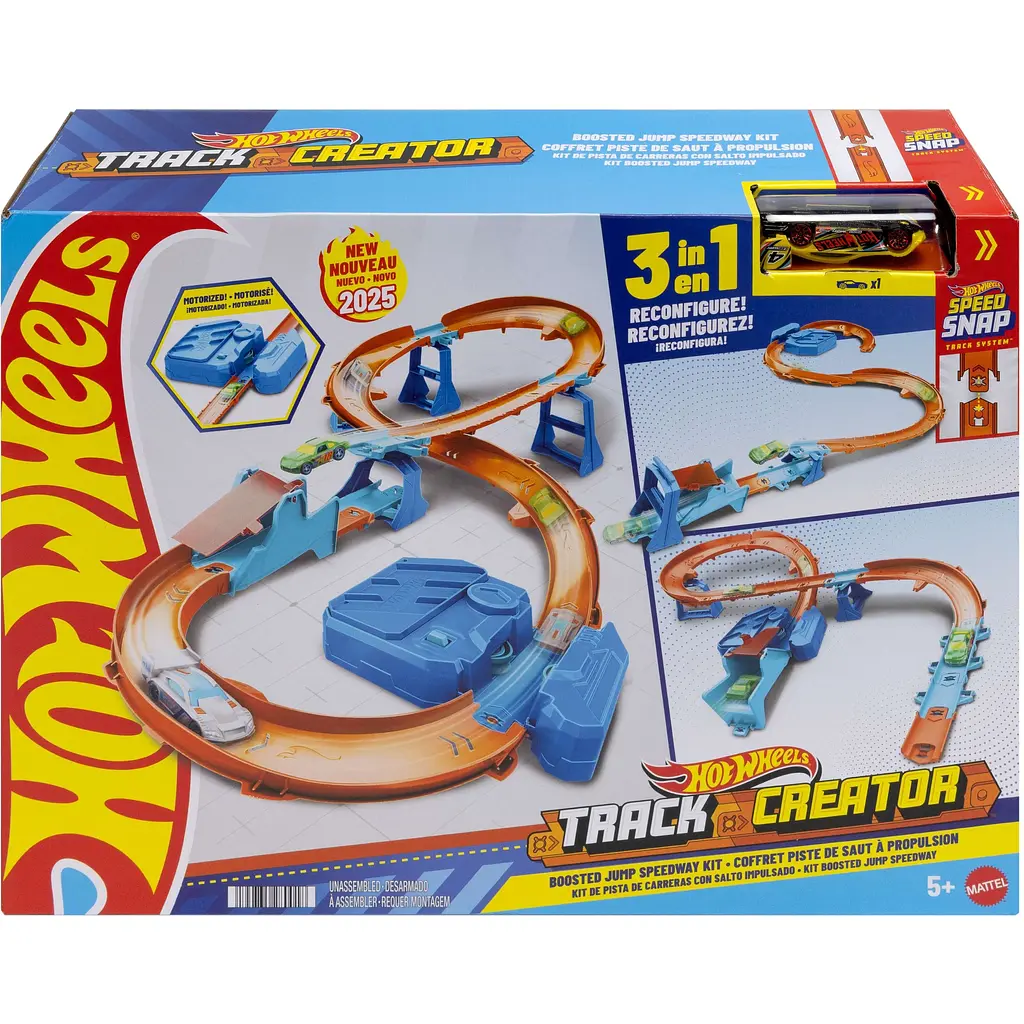 Моторизованный трек Hot Wheels Track Creator Крутый скачок (JDB49) - фото 4