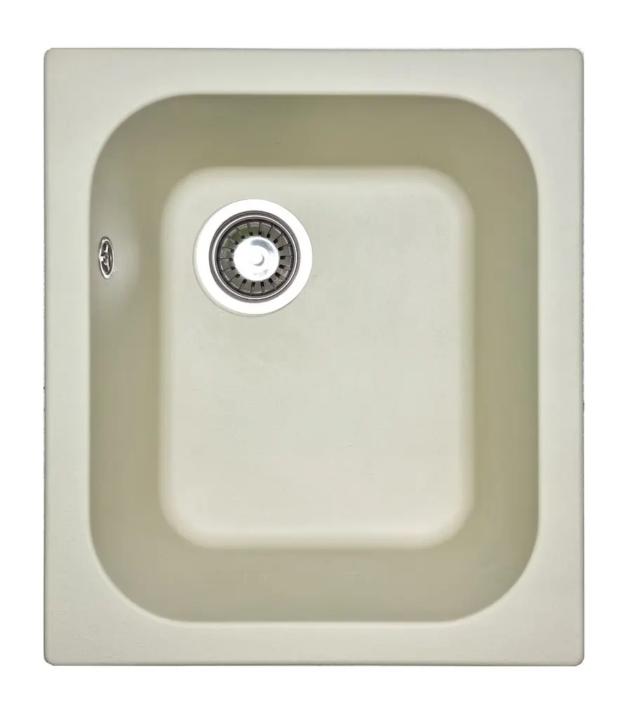 Кухонна мийка Adamant COMPACTA ivory 430x500x200 мм, без крила 43 см - фото 3