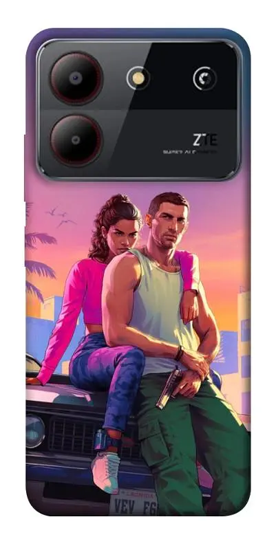 TPU чохол Demsky GTA VI Heroes для ZTE Blade A54 4G