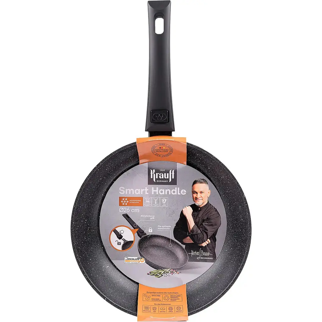 Сковорода універсальна Krauff Smart Handle 26 см чорна 25-305-081