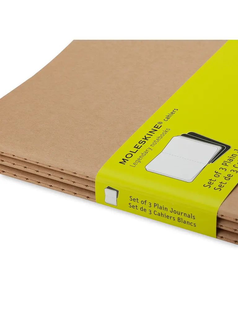 Записник Moleskine Cahier кишеньковий, Нелінований Беж (QP413) - фото 2